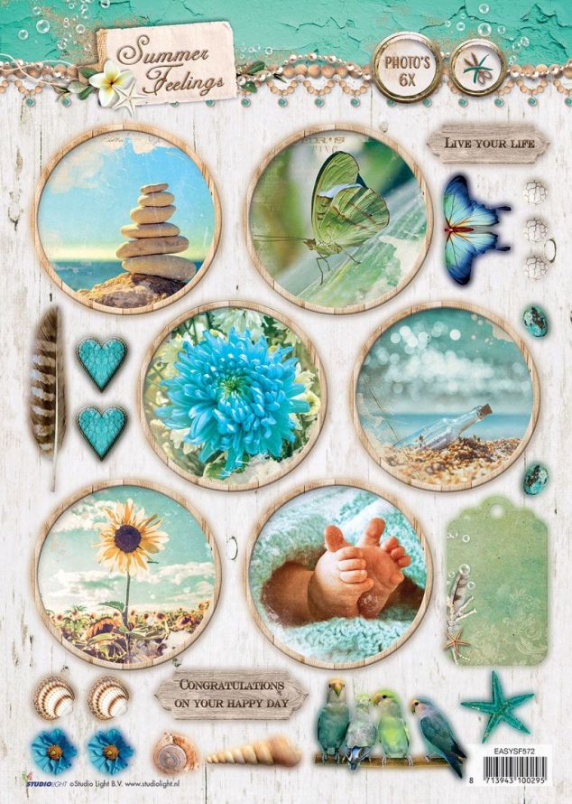 Summer Feelings - Photo Die-cut Sheet