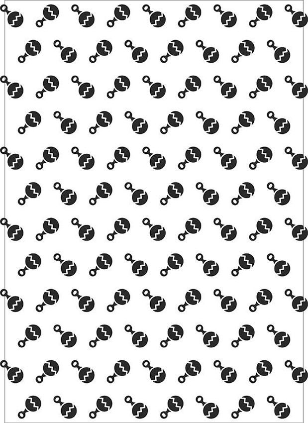 Baby Achtergrond Embossing Folder