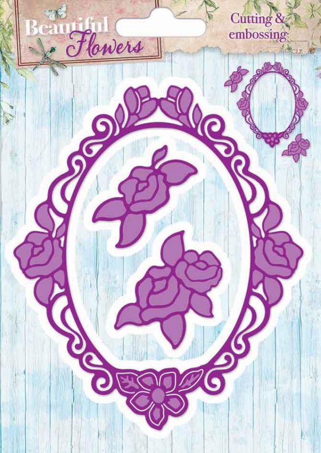 Beautiful Flowers - Fleurs - Embossing Die-cut Stencil