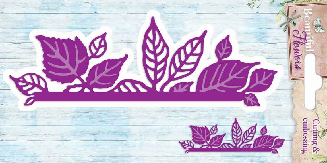 Beautiful Flowers - Fleurs - Embossing Die-cut Stencil