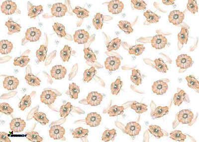 Blumen - Karton Abbildung Block