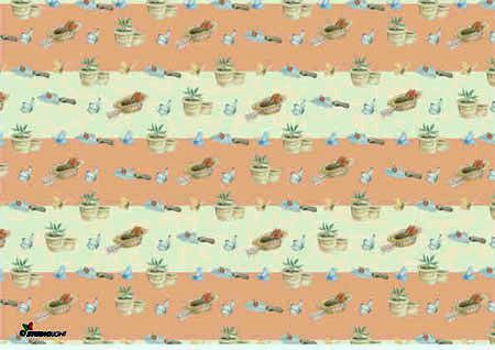 Bäre - Garten - Karton Abbildung Block