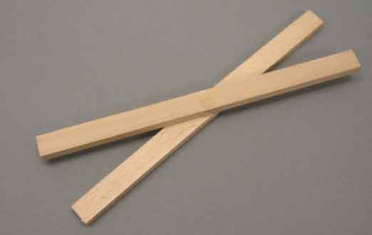 2 Ton Latten - 30x2x1cm - Buch