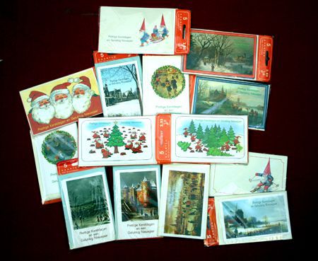 Christmas Card Packages - With envelop