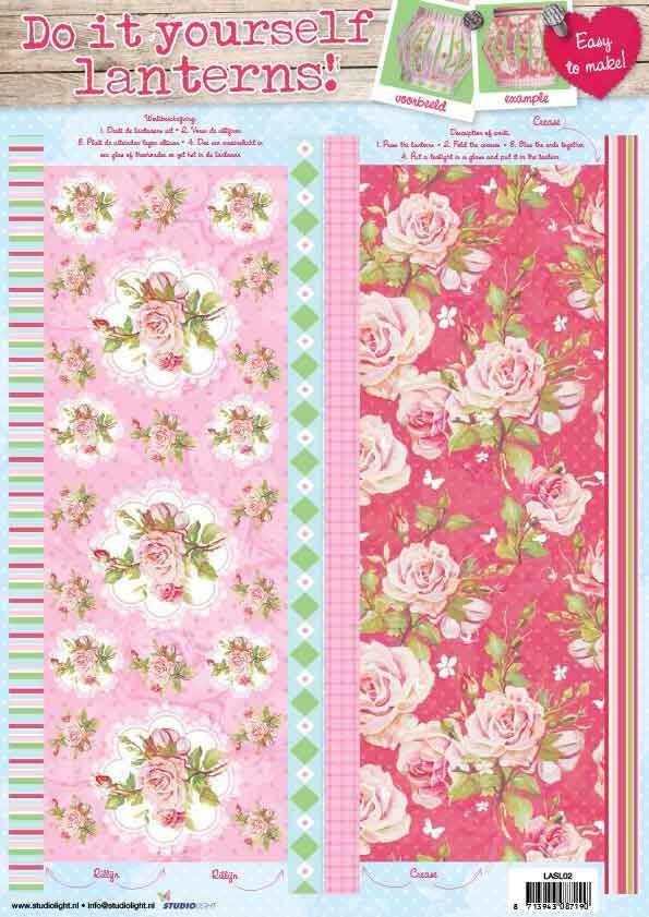 Laterne - 3DA4 Feuilles Prédécoupee