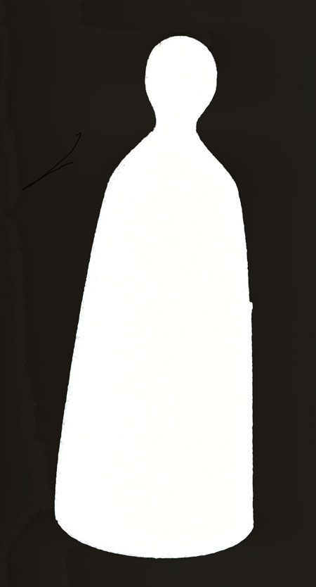 Jungfrau - Styropor Tierkreiszeichen - 20cm