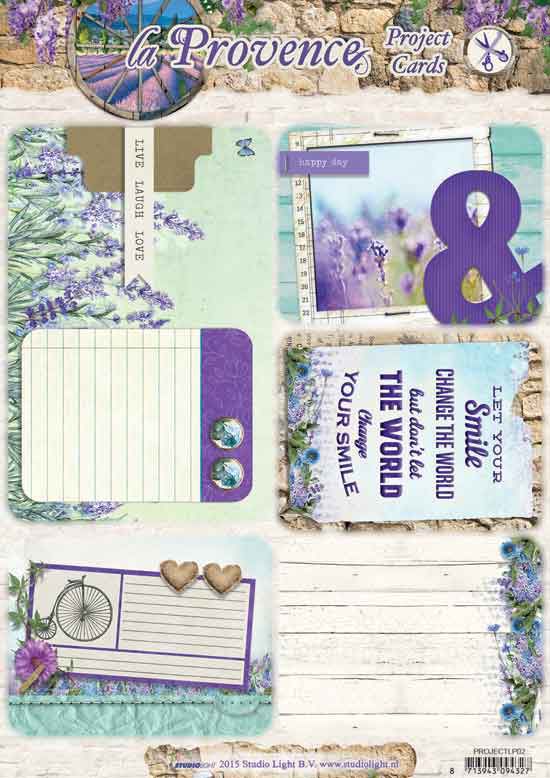 La Provence - Project Cards Stanzbögen