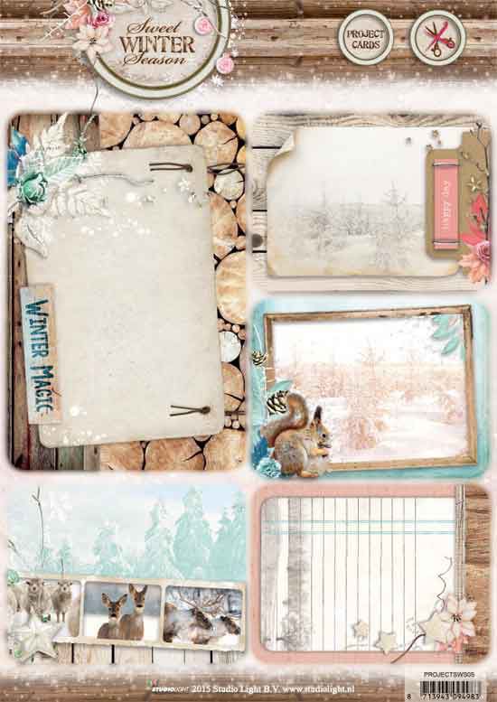 Sweet Winter Season - Project Cards Stanzbögen