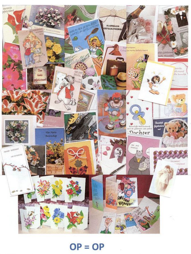 500 Wenskaarten Assorti
