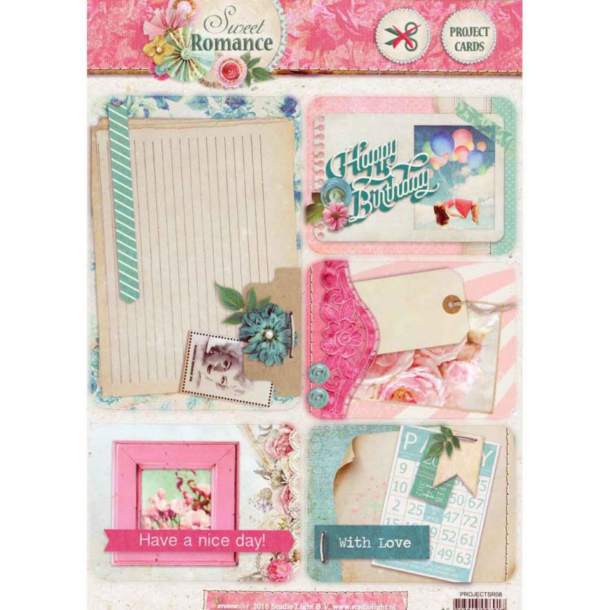 Sweet Romance - Project Die-cut sheets