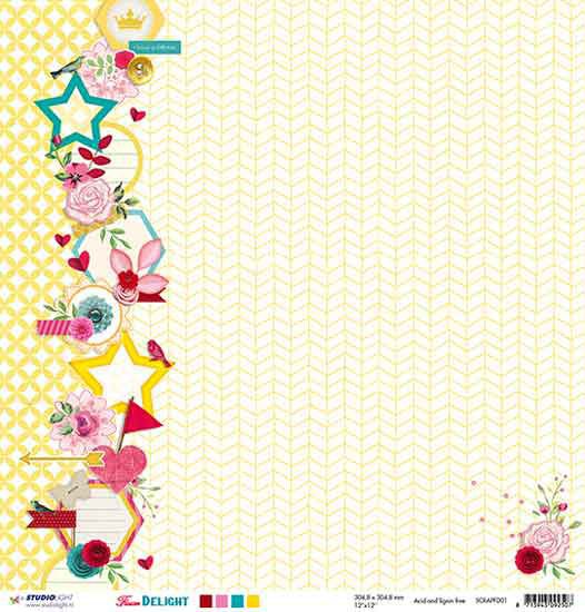Flower Delight Scrapbookvellen