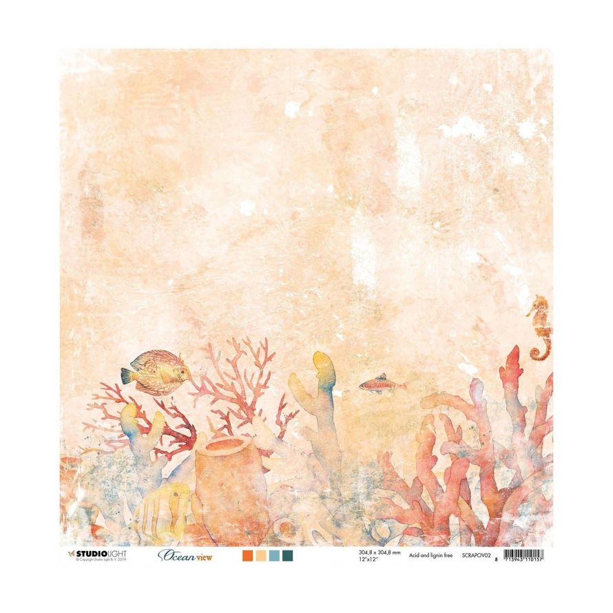 Ocean View - Scrapbooksheets - Double Face