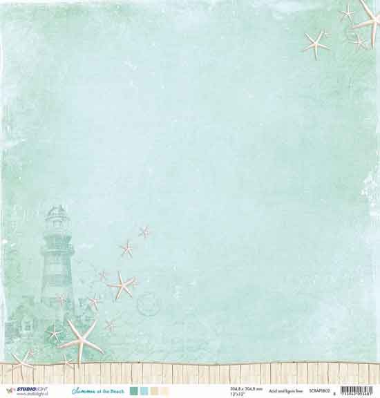 Summer at the Beach Scrapbook Sheets