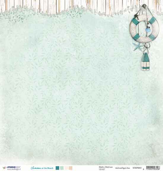 Summer at the Beach Scrapbook Sheets