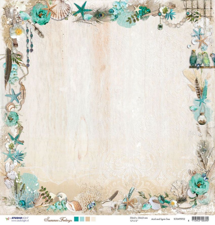 Summer Feelings Scrapbooksheets