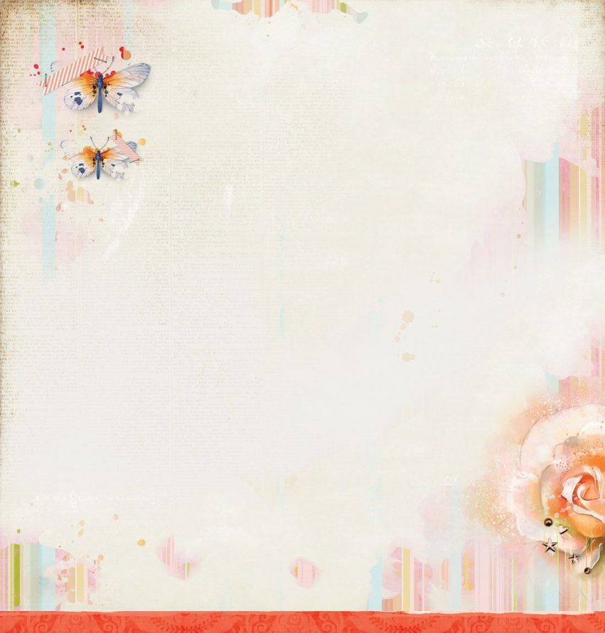 So Spring Fotoalbum Bögen - Doppelseitiges Druck