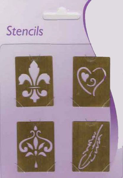 Coeur et diverses images - Stencils
