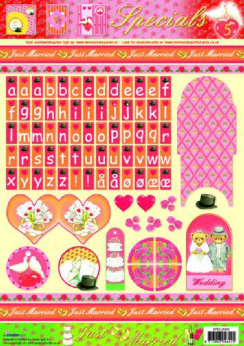 Mariage - 3DA4 Step by Step Decoupage Sheet