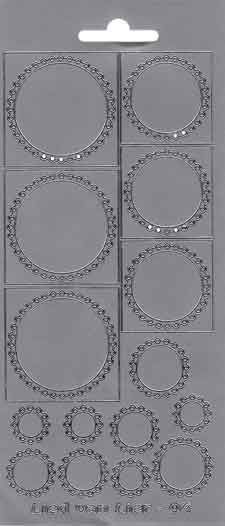 Round - Lied van Lier - Peel-Off Sticker Sheet - Goud