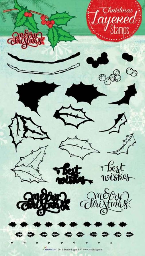 Noël - Layered Tampons Transparente - A5 Format