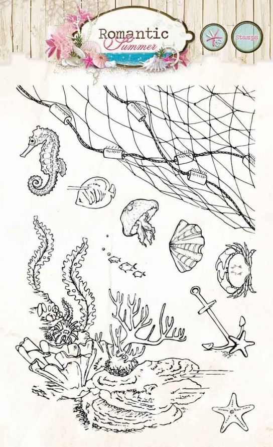 Beach - Clear Stamp - A6