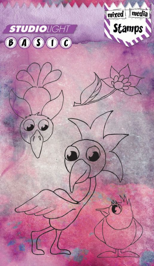 Vogels Basics - Transparante Stempel - A6