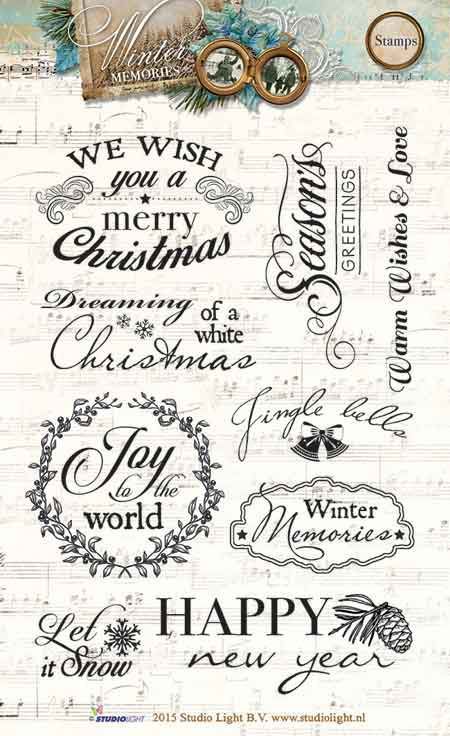 Winter Memories - Clear Stempel - A6