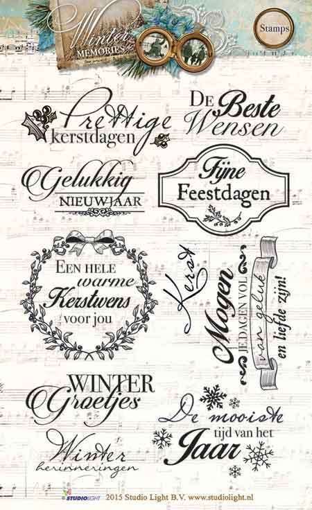 Winter Memories - Clear Stempel - A6