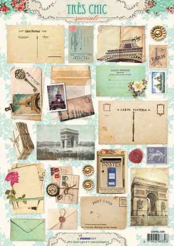 Tres Chic - 3DA4 Stap für Stap Schneidebogen