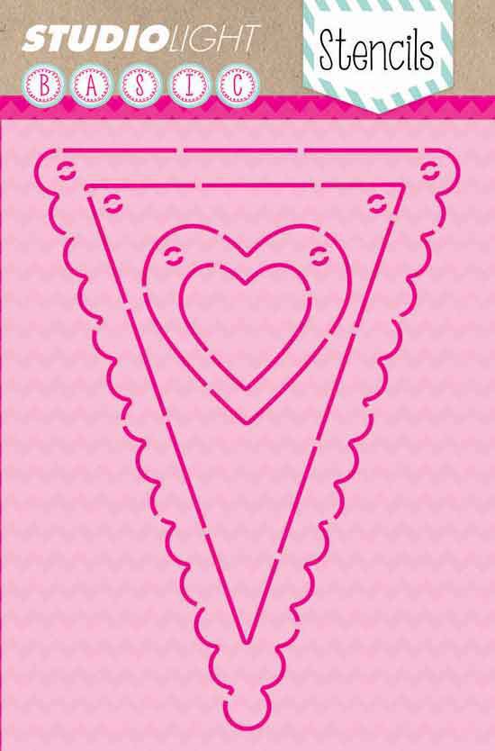 Flagline-Basic Stencil