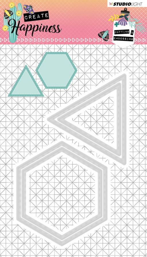 Create Happiness - Embossing Die-cut Stencil