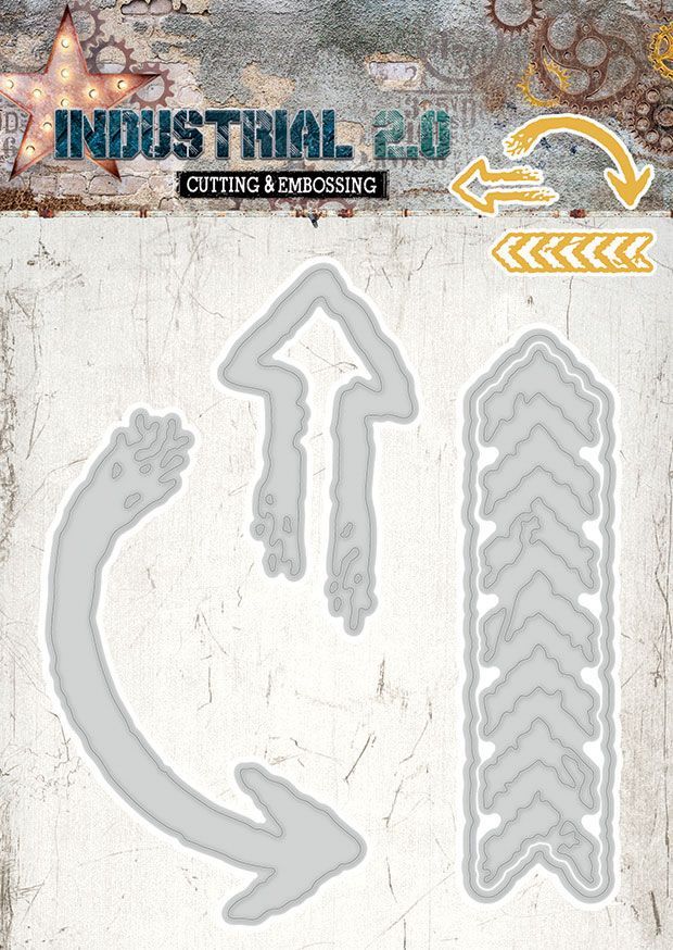 Industrial 2.0 - Embossing Die-cut Stencil