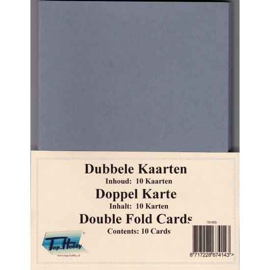 Cartes Double - Gris Foncé