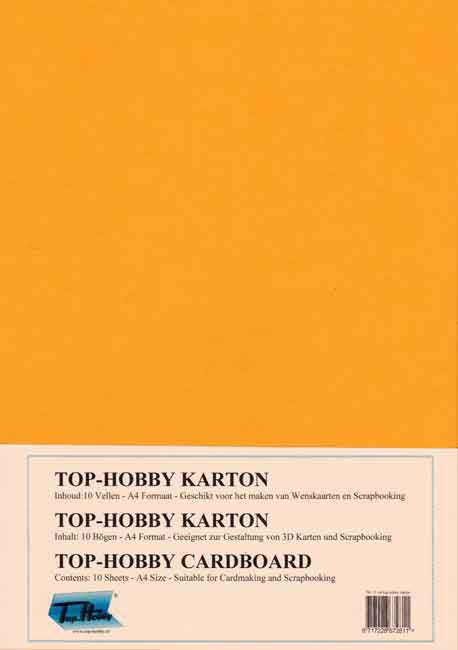 A4 Carton pâquet - Mandarin - 10 Feuilles