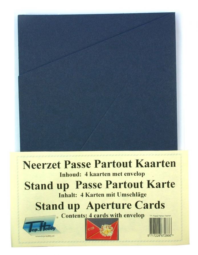Stand Up Cartes Paquet - Bleu Foncé