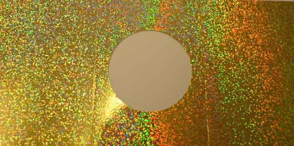 100 Rond - Passe Partout Kaarten - Holografisch Goud
