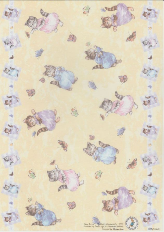 Beatrix Potter  - Vellum - A4