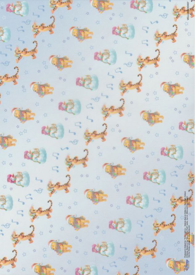 Winnie the Pooh - Vellum - A4 - Weihnachten