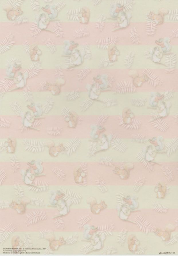 Beatrix Potter Classic  - Vellum - A4