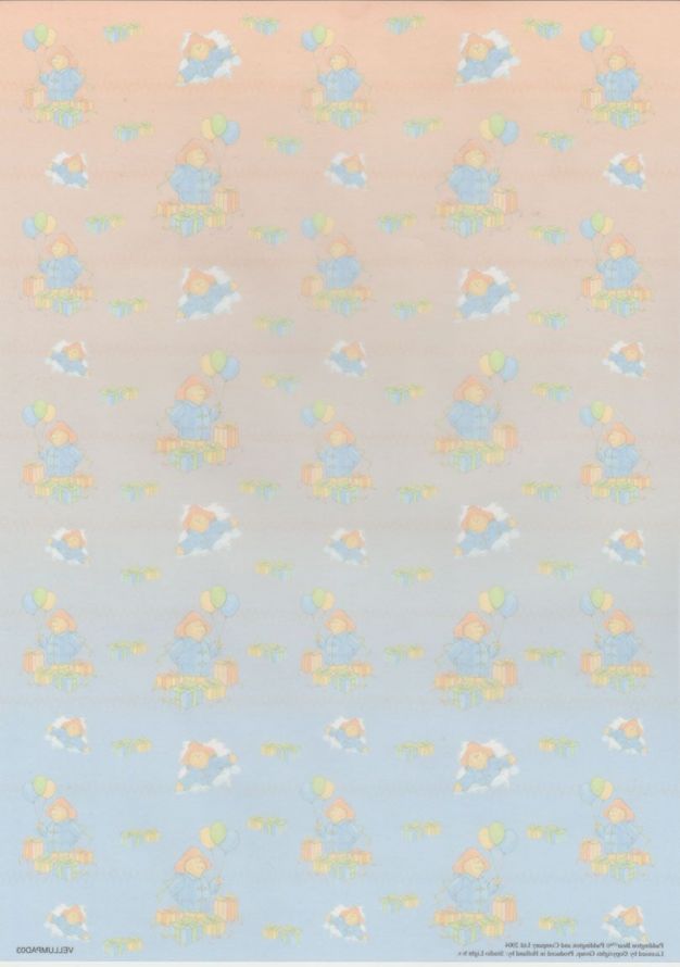 Paddington Bear - Vellum - A4