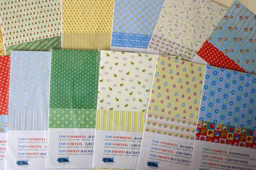 Top-Profit - Background Paper Package - 10 Sheets