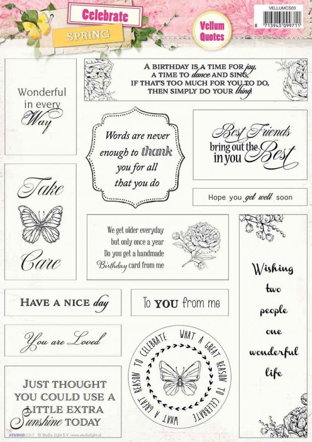 Celebrate Spring - Vellum - A4