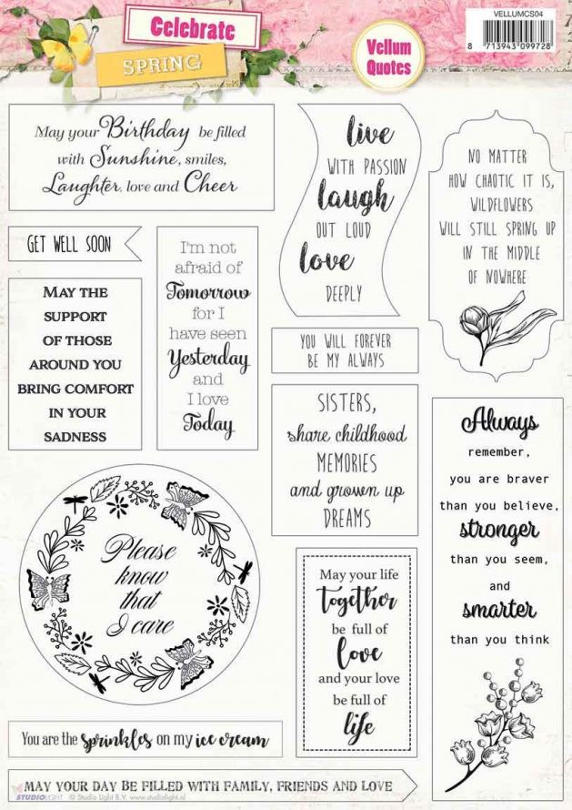 Celebrate Spring - Vellum - A4