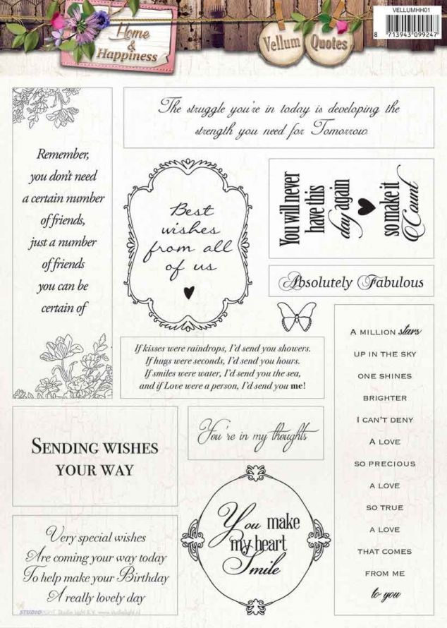 Home & Happiness - Vellum - A4