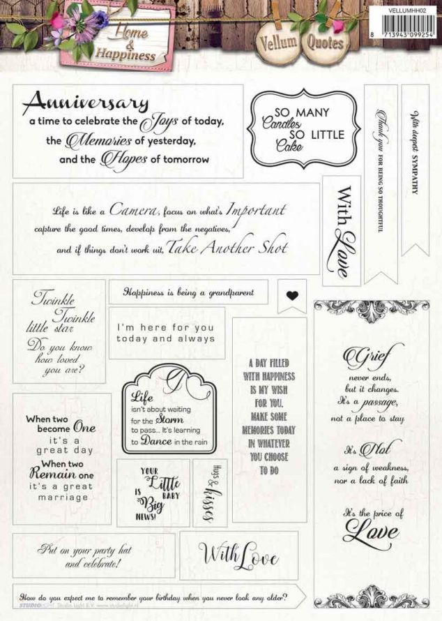 Home & Happiness - Vellum - A4