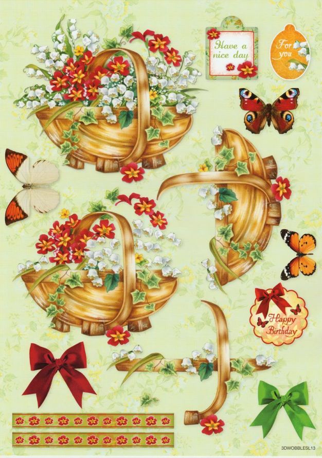 3D Pakket Schommelkaart - 3D Stap voor Stap stansvel