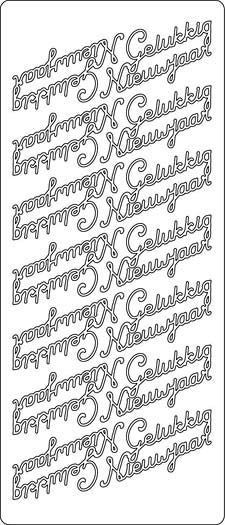 Gelukkig Nieuwjaar - Peel-Off Stickers - Multi