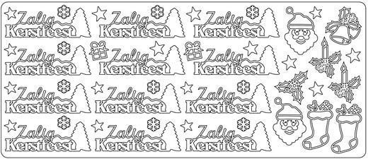 Zalig Kerstfeest - Peel-Off Stickers - Multi
