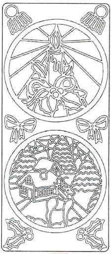 Boule de Noël - Peel-Off Auto Collants - Blanc