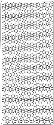 Little Stars - Peel-Off Sticker Sheet - White